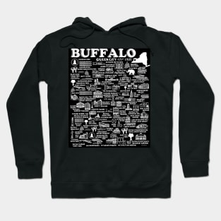 Buffalo New York Map Hoodie